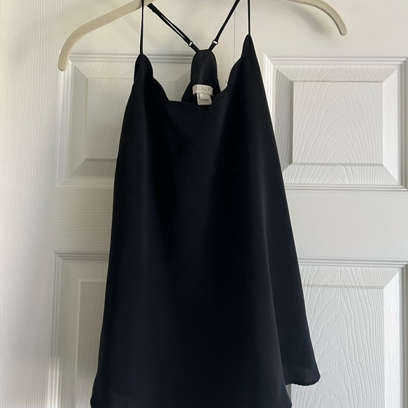 J.Crew Scalloped Neck Tank Top - Picture 2 of 2